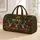 Rustic Reindeer, Bells and Evergreen Cheer for Festive Christmas and Winter Getaways Quilted Weekend Bag - 1