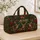 Rustic Reindeer, Bells and Evergreen Cheer for Festive Christmas and Winter Getaways Quilted Weekend Bag - 4