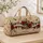 Piano Keys, Red Roses and Butterflies for Elegant Musical Travel and Weekend Escapes Quilted Weekend Bag - 4