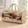 Piano Keys, Red Roses and Butterflies for Elegant Musical Travel and Weekend Escapes Quilted Weekend Bag - 1