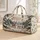 Snowy Deer and Evergreen Forest for Cozy Christmas Getaways and Seasonal Travel Adventures Quilted Weekend Bag - 1