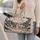 Snowy Deer and Evergreen Forest for Cozy Christmas Getaways and Seasonal Travel Adventures Quilted Weekend Bag - 2