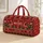 Rustic Reindeer and Snowflake Holiday Cheer for Cozy Christmas Getaways and Winter Trips Quilted Weekend Bag - 1