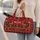 Rustic Reindeer and Snowflake Holiday Cheer for Cozy Christmas Getaways and Winter Trips Quilted Weekend Bag - 2