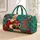 Vintage Santa Christmas Gifts and Baubles for Festive Holiday Travel and Seasonal Gifting Quilted Weekend Bag - 1