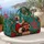 Vintage Santa Christmas Gifts and Baubles for Festive Holiday Travel and Seasonal Gifting Quilted Weekend Bag - 5