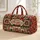 Vintage Christmas Quilt Snowflakes and Stars for Festive Holiday Travel and Cozy Getaways Quilted Weekend Bag - 1
