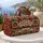 Vintage Christmas Quilt Snowflakes and Stars for Festive Holiday Travel and Cozy Getaways Quilted Weekend Bag - 5