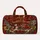 Vintage Santa Sleigh, Snowman and Red Truck Holiday Cheer for Christmas Getaways Quilted Weekend Bag - 6