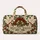 Vintage Mistletoe, Bell And Dove Holiday Cheer For Festive Christmas Getaways Quilted Weekend Bag - 6