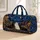 Midnight Cat Cityscape with Golden Stars for Cozy Weekend Travel and Dark Academia Fans Quilted Weekend Bag - 1