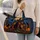 Haunted House Black Cats and Bats for Halloween Nighttime Adventures Quilted Weekend Bag - 2