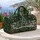Snowy Evergreen Forest and Pinecones for Cozy Winter Holiday Travel and Cabin Escapes Quilted Weekend Bag - 5