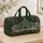 Snowy Evergreen Forest and Pinecones for Cozy Winter Holiday Travel and Cabin Escapes Quilted Weekend Bag - 4