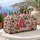 Pink Christmas Trees and Gingerbread Cheer for Festive Winter Getaways and Holiday Travel Quilted Weekend Bag - 5