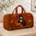 Tuxedo Cat With Pumpkin And Scarf For Cozy Autumn Getaways And Thanksgiving Celebrations Quilted Weekend Bag - 4