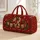 Cranberry Holly And Snowflake Gifts For A Cozy Christmas Getaway Quilted Weekend Bag - 1