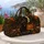 Witch Cat And Jack-O’-Lantern Halloween Charm For Cozy Autumn Getaways Quilted Weekend Bag - 5