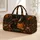 Witch Cat And Jack-O’-Lantern Halloween Charm For Cozy Autumn Getaways Quilted Weekend Bag - 1