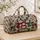 Snowmen and Cardinal Birds for Cozy Christmas Getaways and Winter Holiday Travel Quilted Weekend Bag - 4