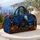 Haunted House Black Cats Under Moonlight For Halloween Getaways And Autumn Travel Lovers Quilted Weekend Bag - 5