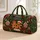 Gingerbread Couple, Candy Canes and Holly for Cozy Christmas Holiday Travel and Gifting Quilted Weekend Bag - 1