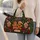 Gingerbread Couple, Candy Canes and Holly for Cozy Christmas Holiday Travel and Gifting Quilted Weekend Bag - 2