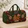 Gingerbread Couple, Candy Canes and Holly for Cozy Christmas Holiday Travel and Gifting Quilted Weekend Bag - 4