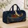 Santa Sleigh Under Crescent Moon for Magical Christmas Holiday Getaways Quilted Weekend Bag - 4