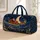 Santa Sleigh Under Crescent Moon for Magical Christmas Holiday Getaways Quilted Weekend Bag - 1