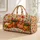 Autumn Pumpkin Bows And Maple Leaves For Cozy Harvest Getaways And Fall Travel Quilted Weekend Bag - 1