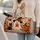 Halloween Ghost, Black Cat and Pumpkin Magic for Cozy Autumn Night Adventures Quilted Weekend Bag - 2