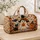 Halloween Ghost, Black Cat and Pumpkin Magic for Cozy Autumn Night Adventures Quilted Weekend Bag - 4
