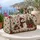 Vintage Christmas Snowman And Gift Scene For Holiday Getaways And Winter Celebrations Quilted Weekend Bag - 5