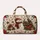 Vintage Christmas Snowman And Gift Scene For Holiday Getaways And Winter Celebrations Quilted Weekend Bag - 6