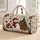 Vintage Christmas Snowman And Gift Scene For Holiday Getaways And Winter Celebrations Quilted Weekend Bag - 1