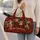 Tabby Cats in Santa Hats with Holiday Gifts for Christmas Season and Cat Lovers Quilted Weekend Bag - 2