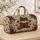 Vintage Christmas Red Boots and Wrapped Gifts for Cozy Holiday Getaways for Women Quilted Weekend Bag - 4