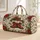 Vintage Christmas Red Boots and Wrapped Gifts for Cozy Holiday Getaways for Women Quilted Weekend Bag - 1