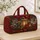 Antique Christmas Lantern and Snowy Village for Festive Winter Getaways Quilted Weekend Bag - 4