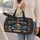 Coastal Christmas Lighthouse Anchor Starfish for Festive Seaside Holiday Getaways Quilted Weekend Bag - 2
