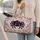 Cute Black Spider with Bow for Playful Weekend Getaways and Halloween Fans All Year Quilted Weekend Bag - 2