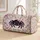Cute Black Spider with Bow for Playful Weekend Getaways and Halloween Fans All Year Quilted Weekend Bag - 1