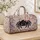 Cute Black Spider with Bow for Playful Weekend Getaways and Halloween Fans All Year Quilted Weekend Bag - 4