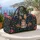 Gray Bunny with Coral Bow and Flowers for Cheerful Weekend Getaways and Daily Travel Quilted Weekend Bag - 5