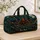 Urban Spider Web and Lightning for Nighttime City Adventures and Bold Street Style Lovers Quilted Weekend Bag - 4