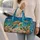 Sea Turtle And Seashell Coastal Motifs For Sunny Summer Beach Getaways And Holidays Quilted Weekend Bag - 2