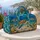 Sea Turtle And Seashell Coastal Motifs For Sunny Summer Beach Getaways And Holidays Quilted Weekend Bag - 5