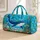 Blue Whale and Tropical Fish Ocean Adventure for Sunny Beach Getaways and Coastal Travel Quilted Weekend Bag - 1