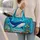 Blue Whale and Tropical Fish Ocean Adventure for Sunny Beach Getaways and Coastal Travel Quilted Weekend Bag - 2